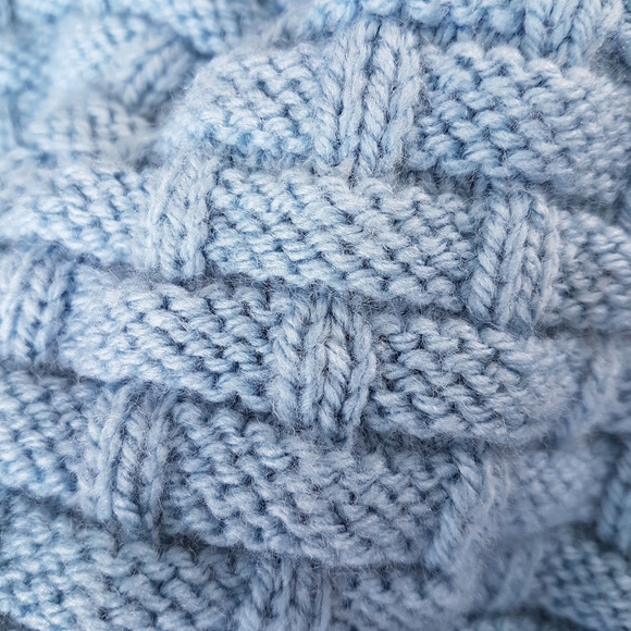 🌏 Handmade knit cardigan sweater x sz M/L - Picture 10 of 16